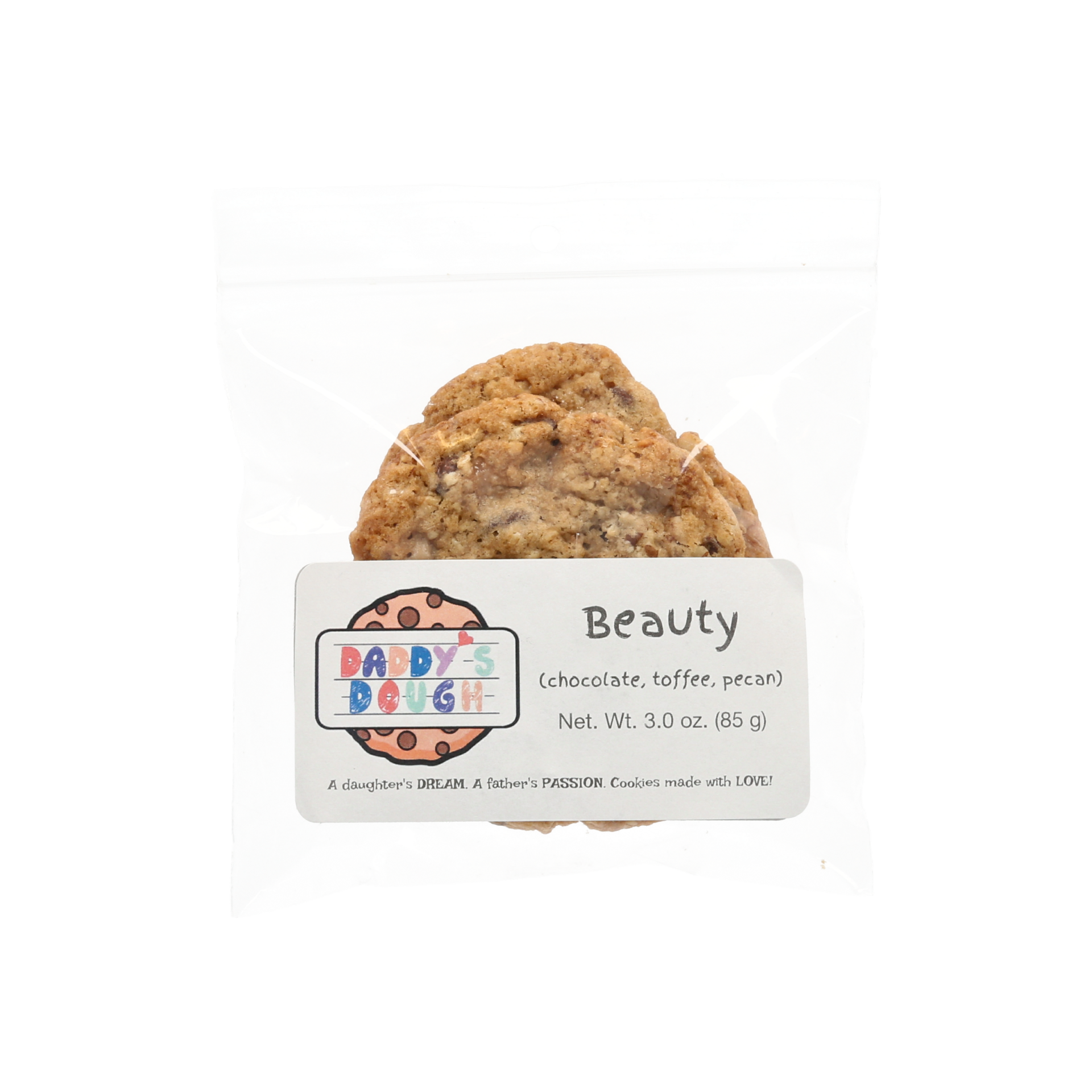 slide 2 of 3, Daddy's Dough Cookies Beauty, 3 oz