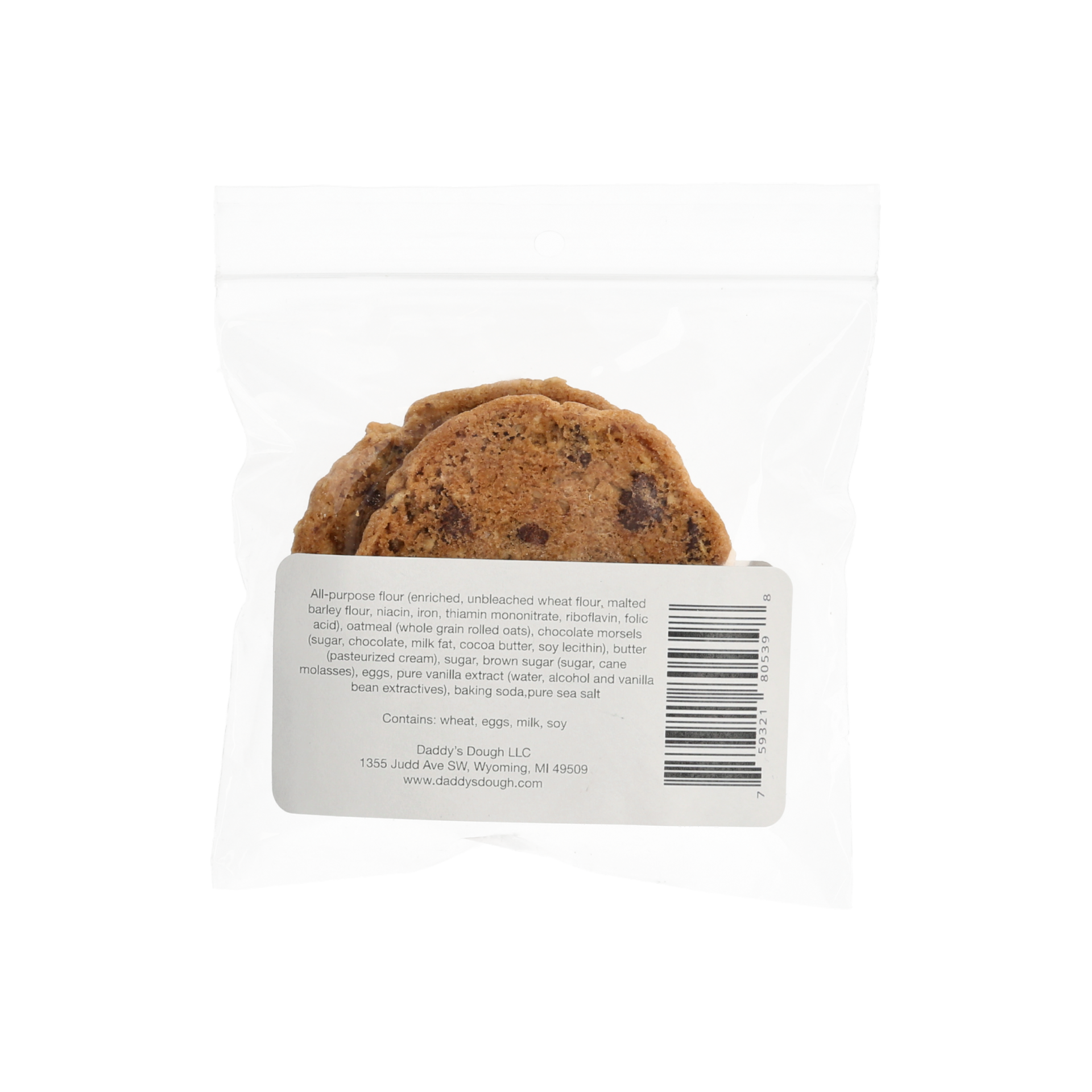 slide 3 of 3, Daddy's Dough Cookie Choc Chip, 3 oz