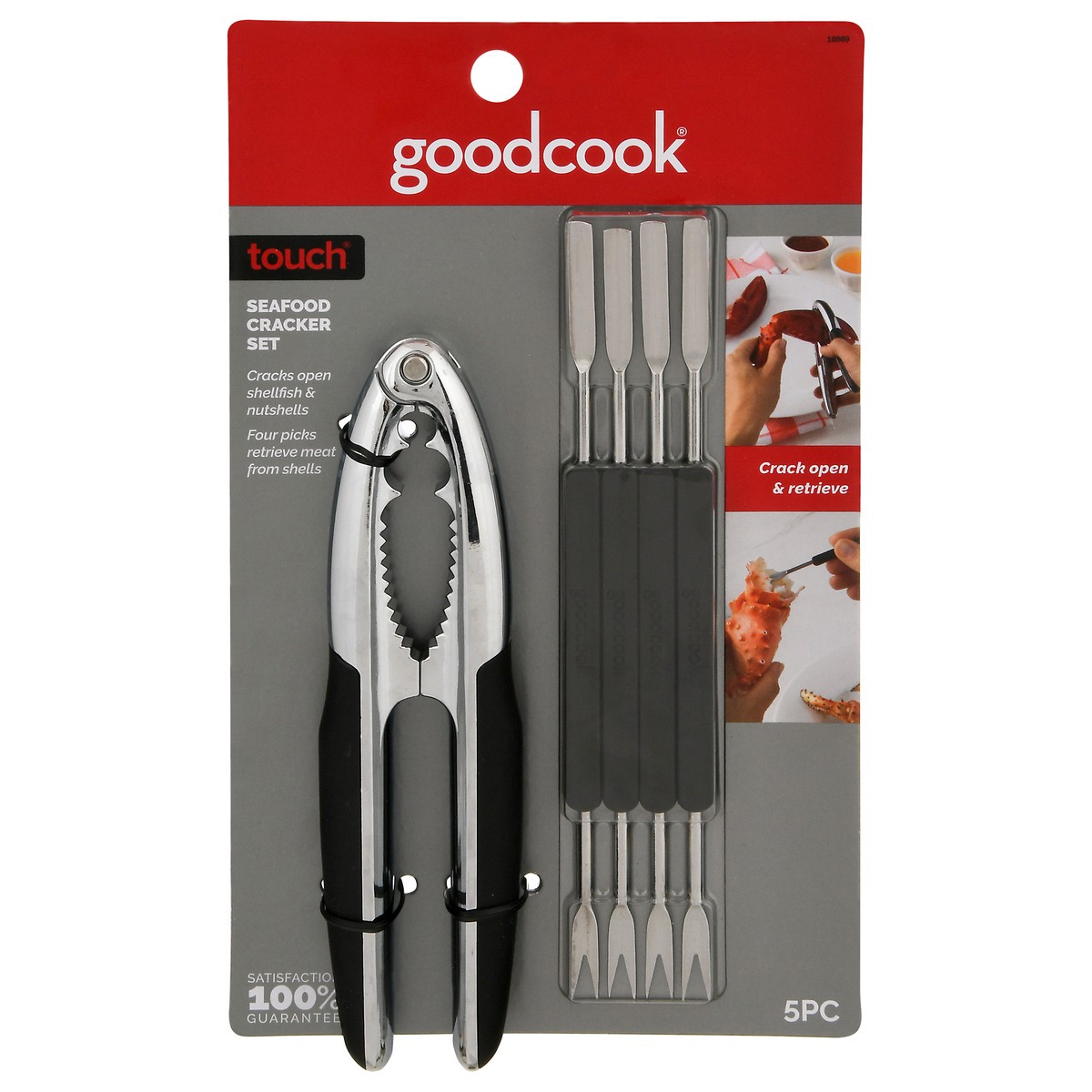 slide 1 of 9, Good Cook Touch Seafood Cracker Set, 5 ct