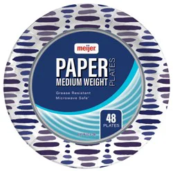 Meijer 6-7/8'' Paper Plates