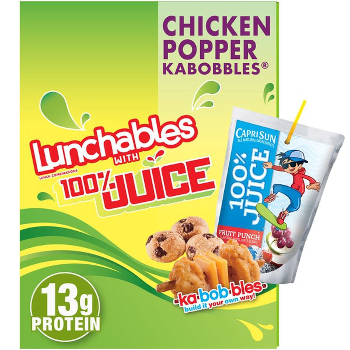 Lunchables Chicken Popper Kabbobles Meal Kit With American Cheese