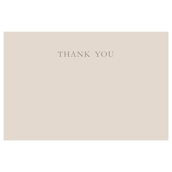 slide 2 of 4, Lady Jayne Flat-Panel Note Cards With Envelopes, Thank You, Neutral Blue, 3-1/2"" X 5-1/2"", Pack Of 50 Cards, 50 ct