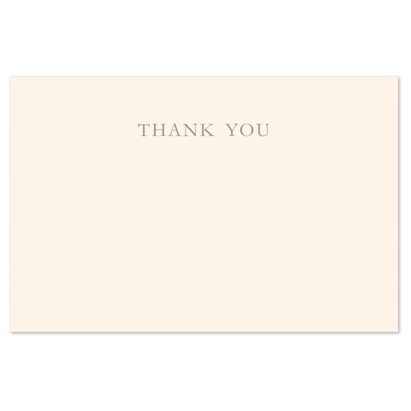 slide 3 of 4, Lady Jayne Flat-Panel Note Cards With Envelopes, Thank You, Neutral Blue, 3-1/2"" X 5-1/2"", Pack Of 50 Cards, 50 ct