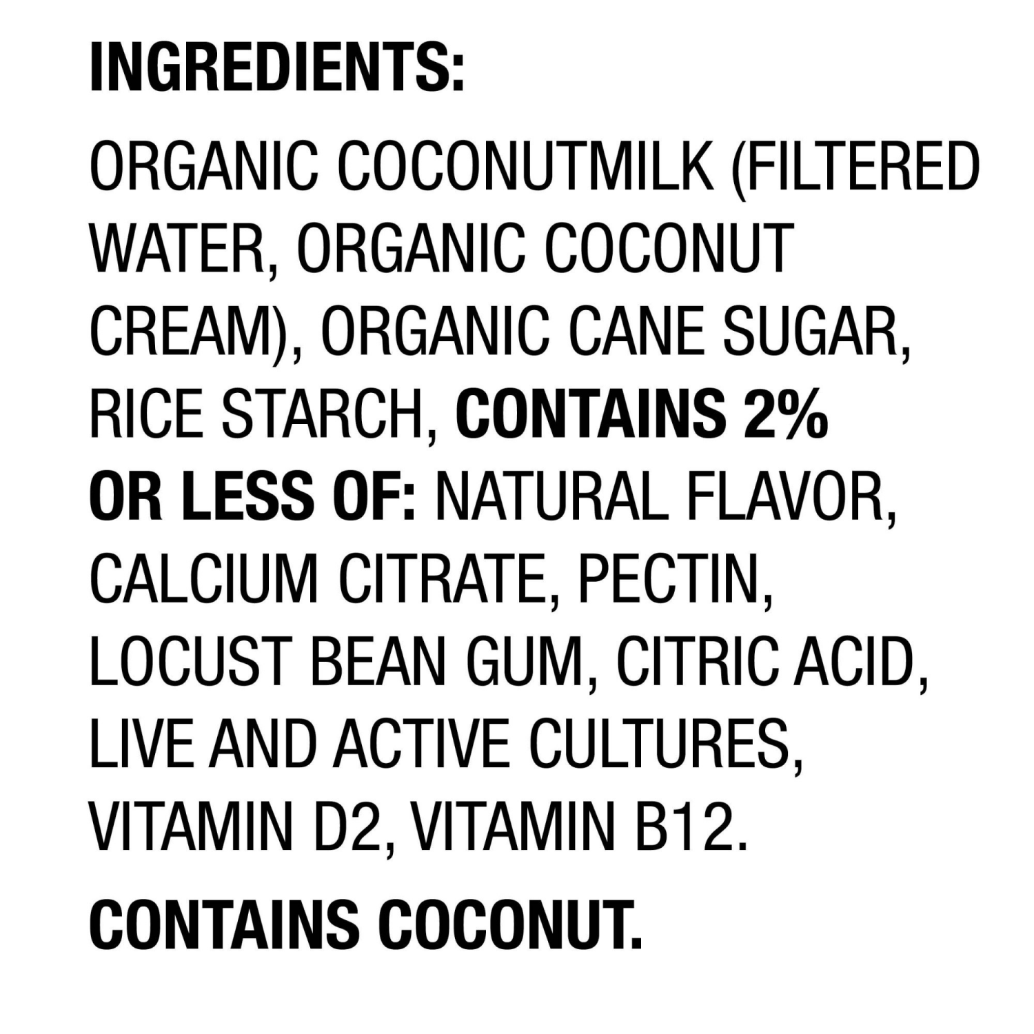 slide 4 of 5, So Delicious Coconut Milk Yogurt Alternative, Vanilla, Vegan, Gluten Free, 5.3 oz Container, 5.3 oz
