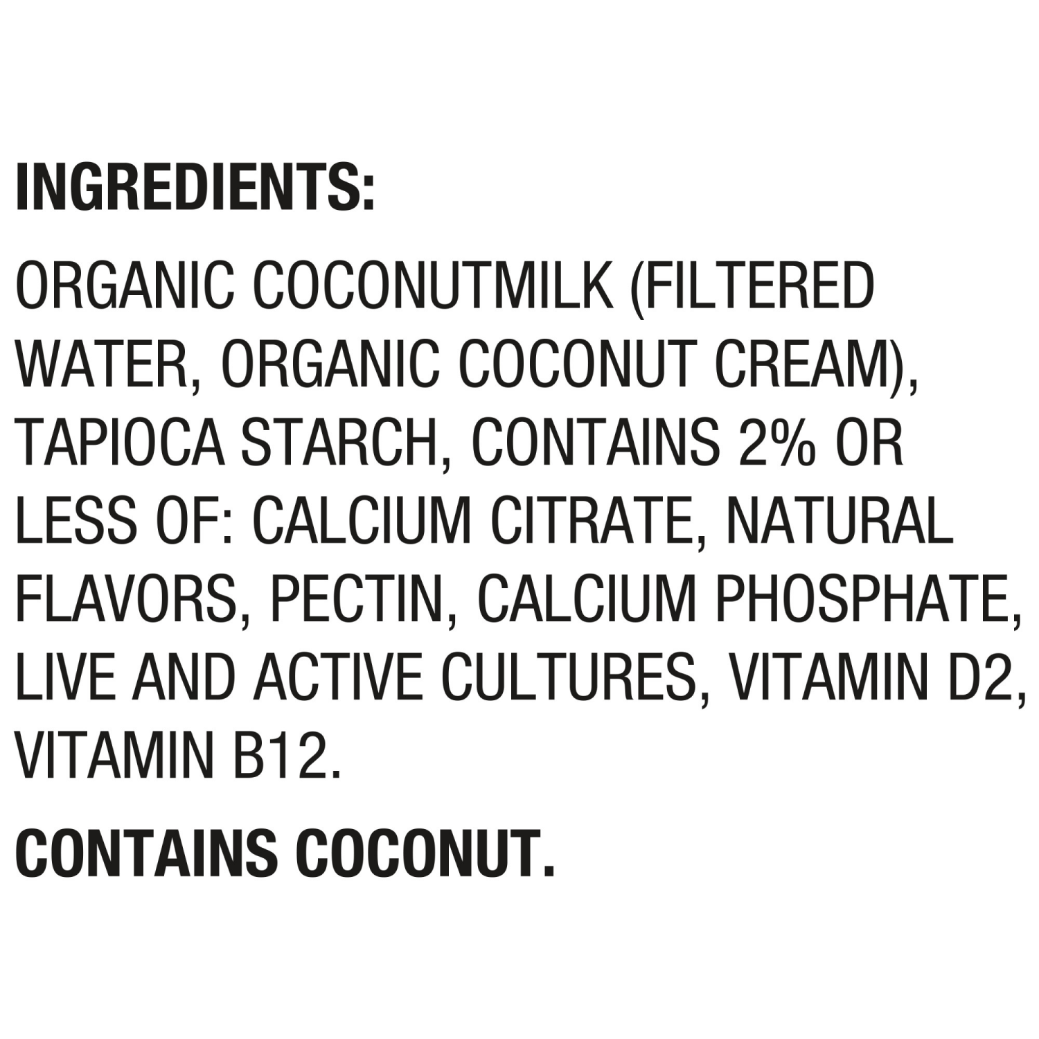 slide 7 of 8, So Delicious Coconut Milk Yogurt Alternative, Unsweetened, Vanilla, Vegan, Gluten Free, 24 oz Container, 24 oz