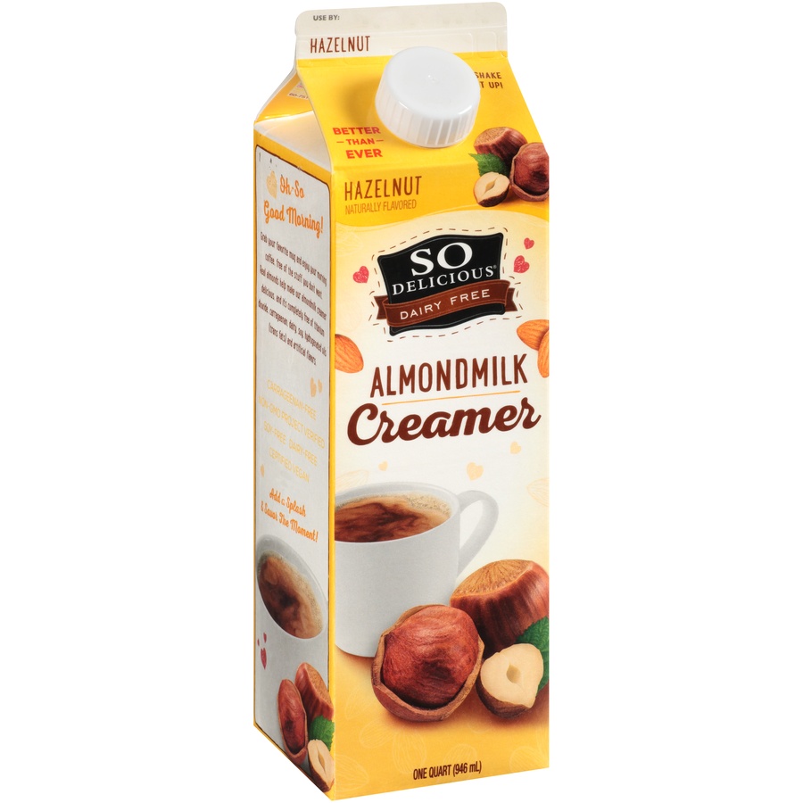 slide 2 of 8, So Delicious Almond Hazelnut Creamer, 32 fl oz