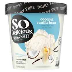 So Delicious Dairy Free Vanilla Bean Coconut Milk Frozen Dessert