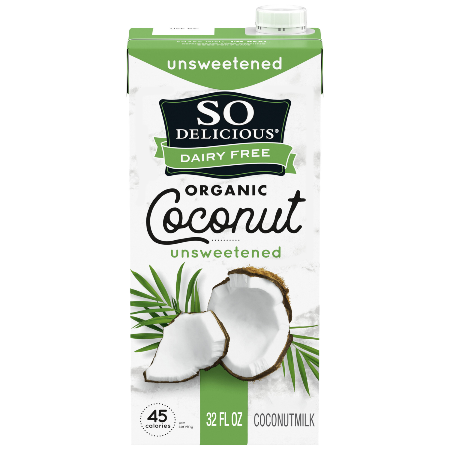 slide 1 of 8, So Delicious UHT Unsweetened Coconut Milk, 1 Quart, 32 fl oz
