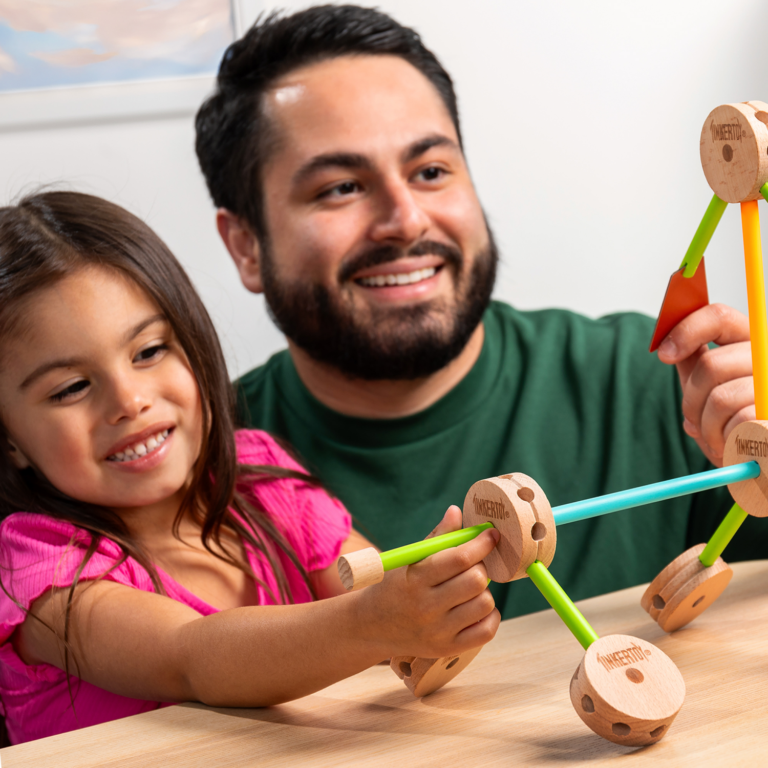 slide 2 of 6, Tinkertoy Tin Building Set, 1 ct