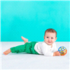 slide 5 of 9, Bright Starts Oball Easy Grasp Classic Ball BPA-Free Infant Toy in Red/Blue/Green/Yellow, 4", 1 ct