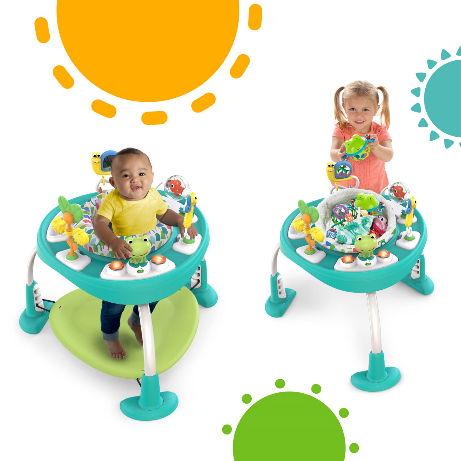 slide 4 of 4, Bright Starts Bounce Bounce Baby 2-in-1 Activity Jumper & Table 1 ea Box, 1 ct