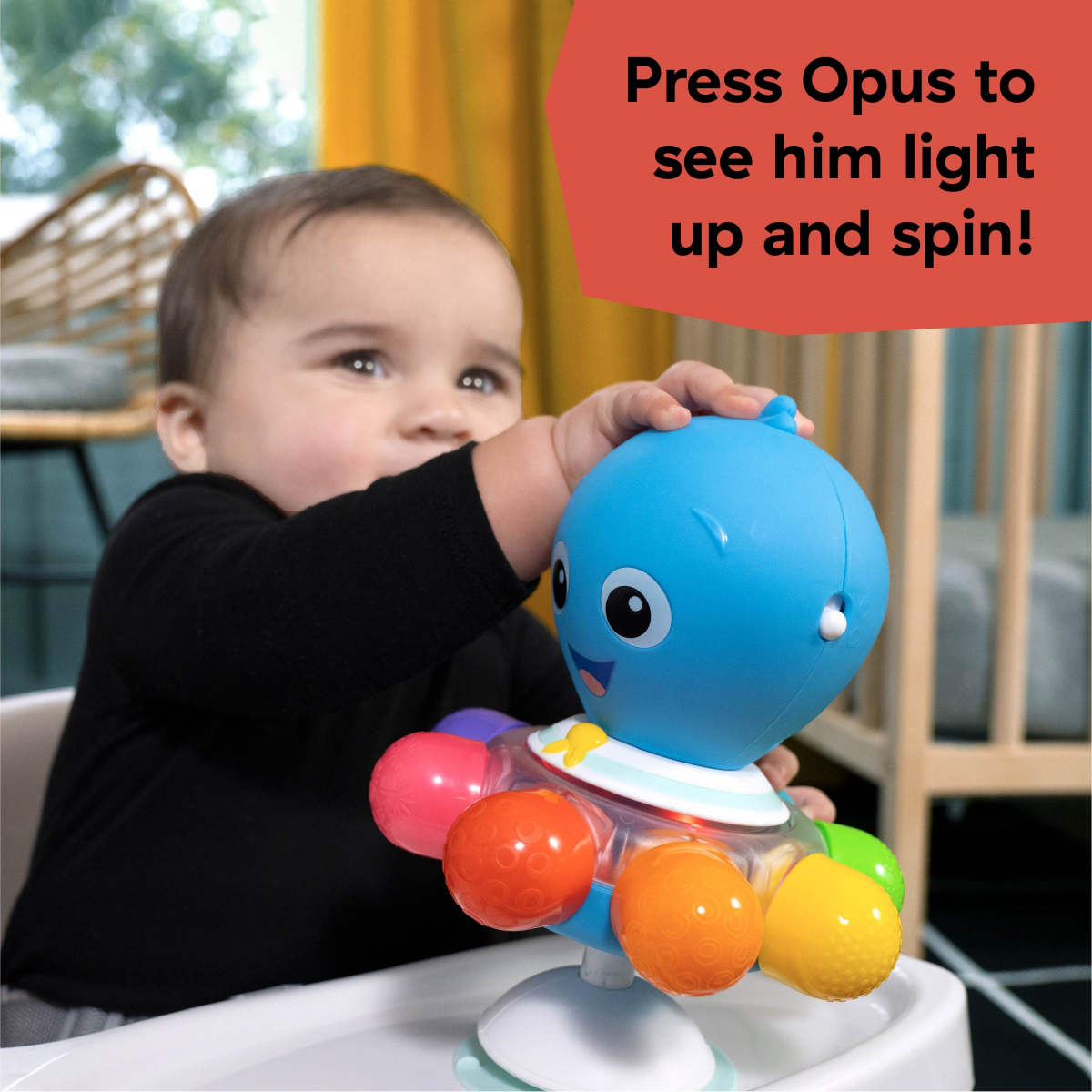 slide 7 of 9, Baby Einstein BE Opuss Spin and Sea Suction Cup, 1 ct