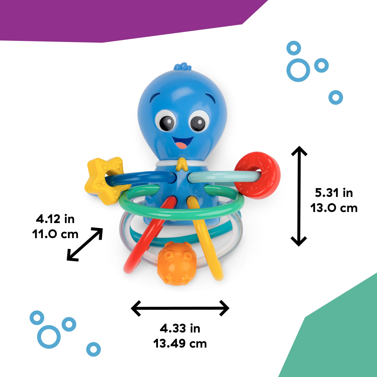 slide 2 of 3, Baby Einstein BE Opus Shake and Soothe, 1 ct