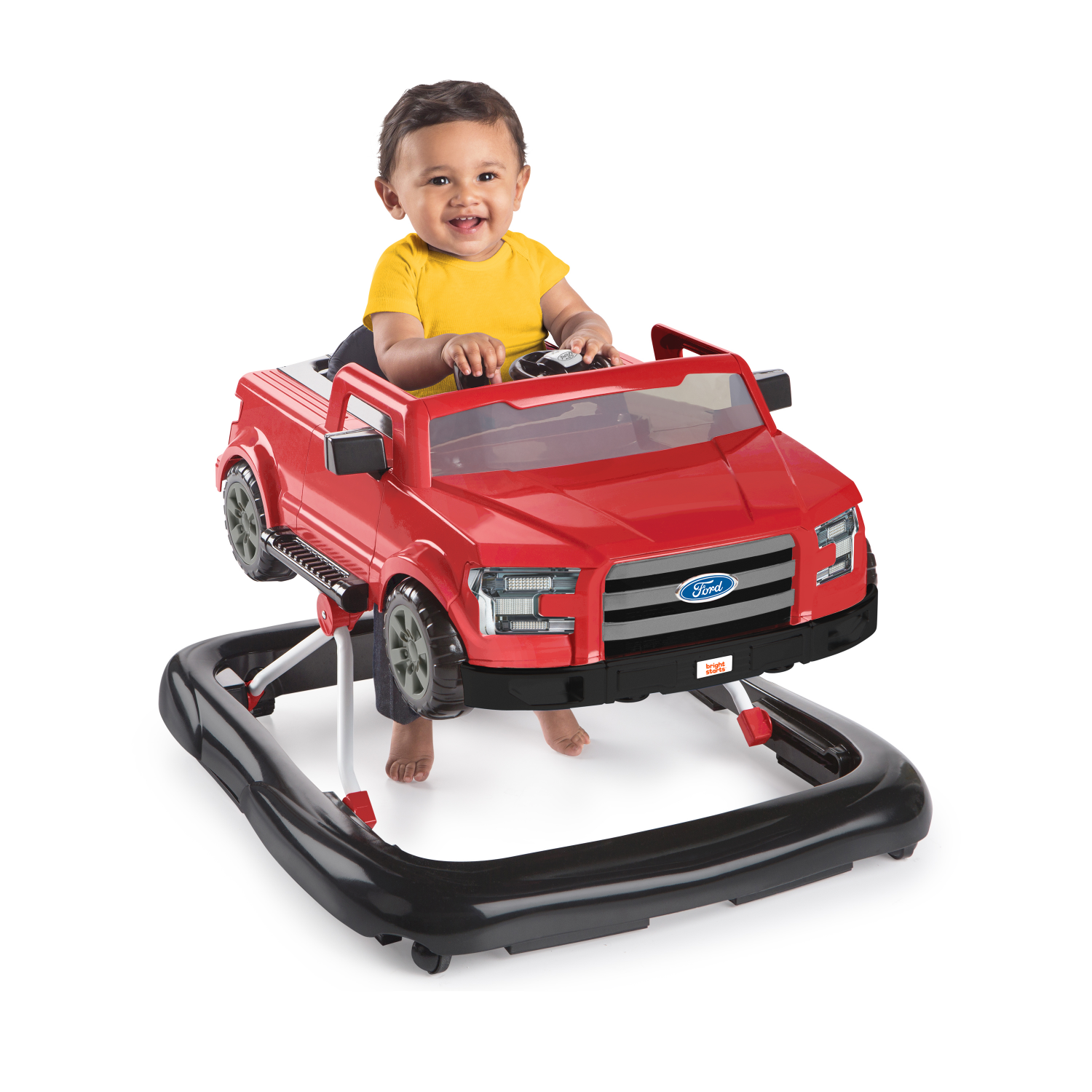slide 2 of 5, BRIGHT STARTS Ford F-150 4-in-1 Rapid Red Baby Activity Walker with 4 Ways to Play, 1 ct