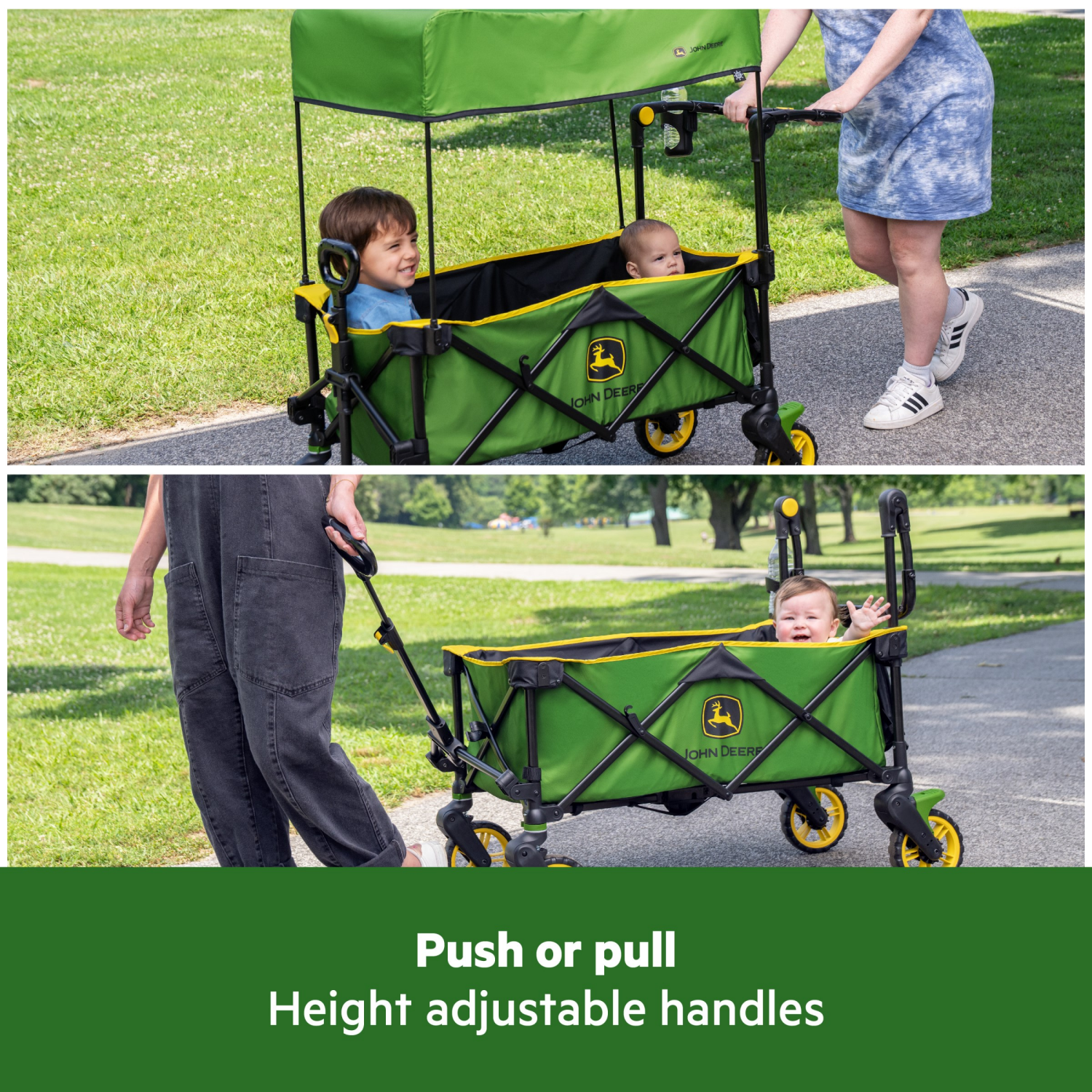 slide 3 of 4, John Deere Pop Wagon Stroller, 1 ct