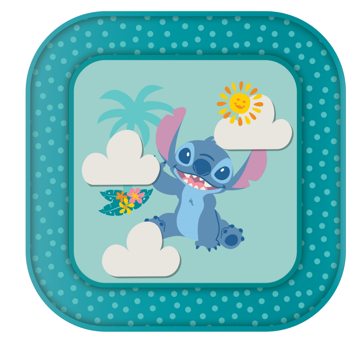 slide 1 of 2, Bright Starts Disney Baby Stitch Water Mat, Making Waves Tummy Time Play Mat, 3 Floating Toys, Newborn+, 1 ct
