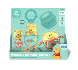 Bright Starts Disney Baby Winnie the Pooh Silly Ole Bundle Gift Set by Bright Starts, 5 Toys Included for Newborns & Up
