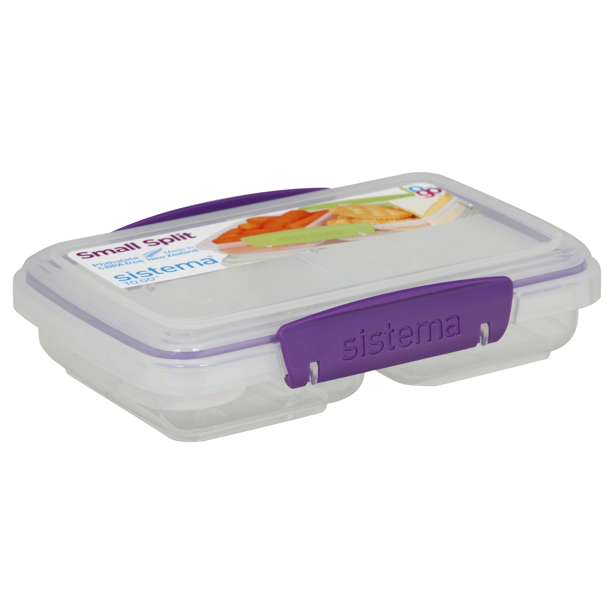 Sistema sistema 11.8 ounce small split storage container (colors