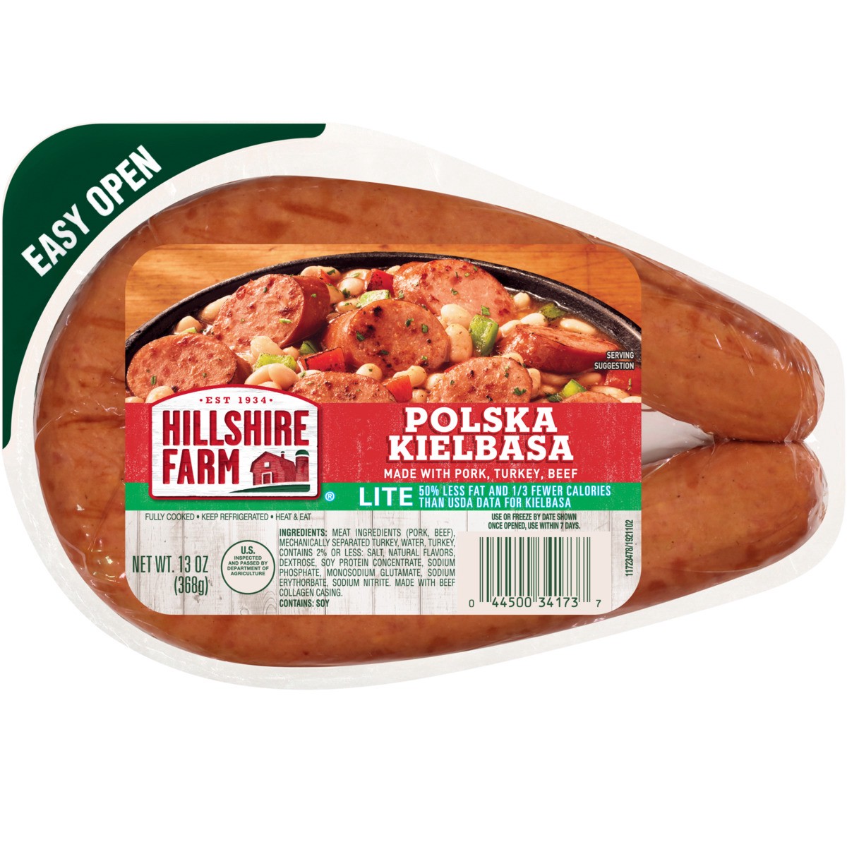 slide 1 of 8, Hillshire Farm Lite Polska Kielbasa Smoked Sausage, 13 oz., 13 oz