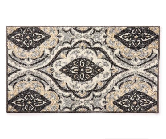 slide 1 of 1, Broyhill Gray Medallion Accent Rug, 30 in x 46 in