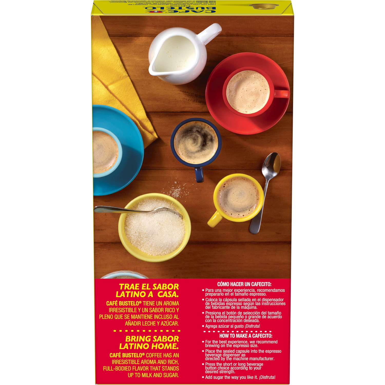 slide 5 of 6, Café Bustelo Brazil Espresso, 10 Espresso Capsules - 10 ct, 10 ct
