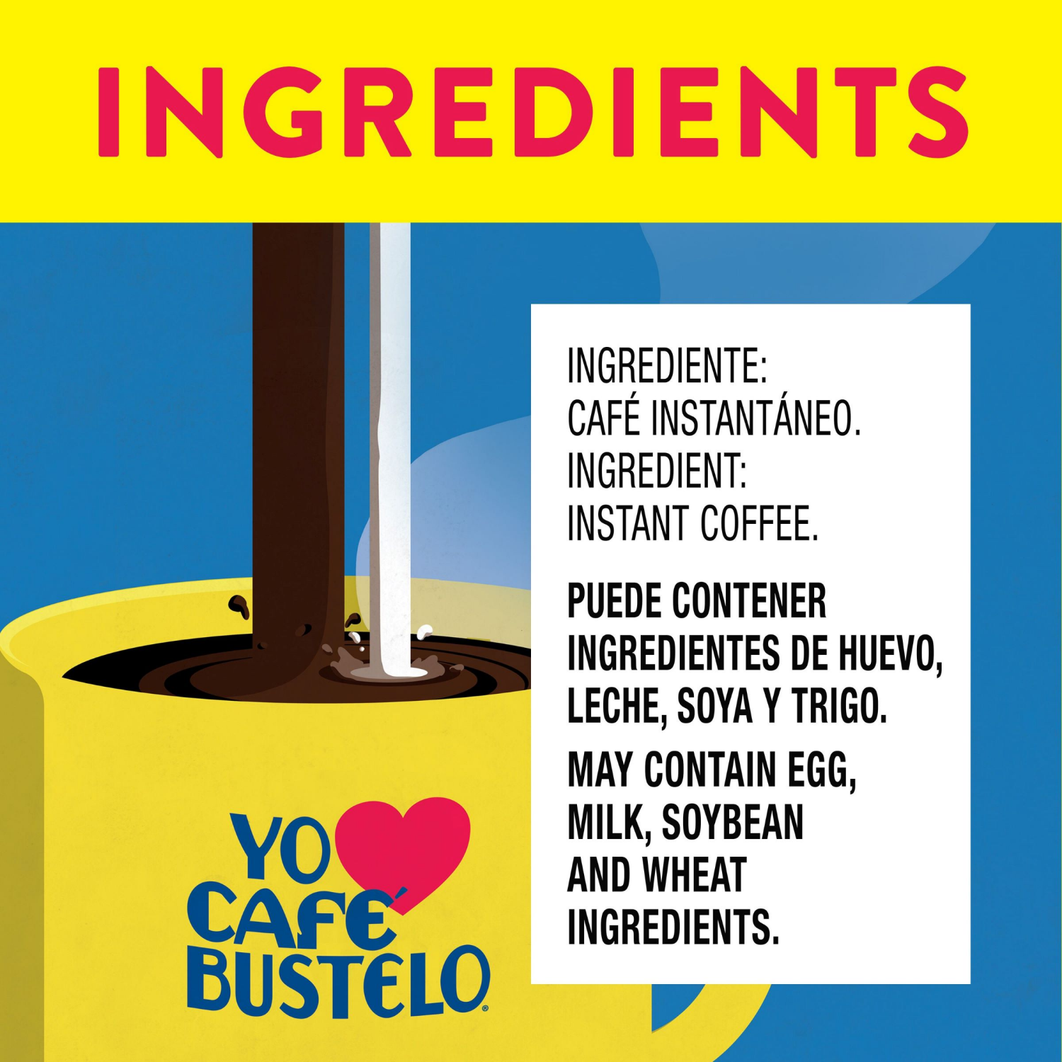 slide 4 of 4, Café Bustelo Instant Coffee Single Serve Packets, 6 Count, 6 ct