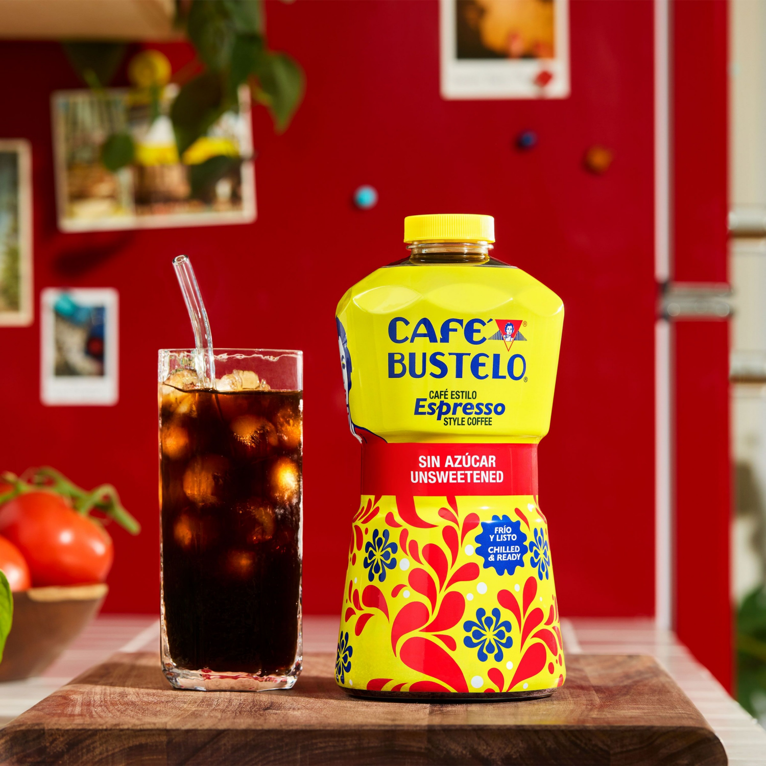 slide 2 of 7, Café Bustelo Unsweetened Espresso-Style Iced Coffee, 40-Oz. Bottle, 40 fl oz
