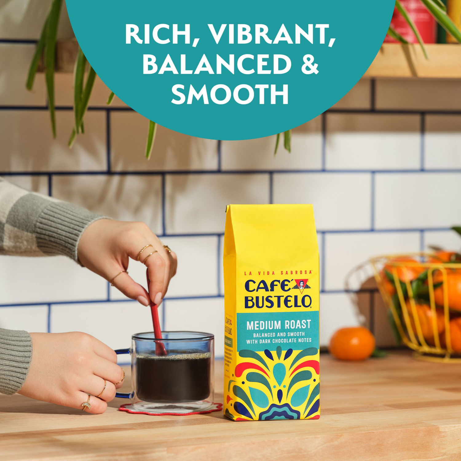 slide 6 of 6, Café Bustelo Medium Roast Ground Coffee, 11-Oz. Bag, 11 oz