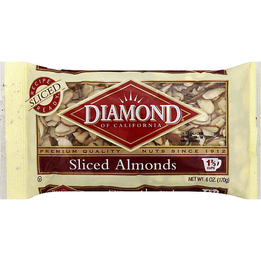 slide 2 of 2, Diamond Almonds, 6 oz