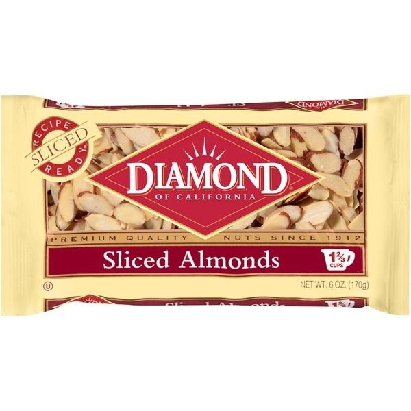 slide 1 of 2, Diamond Almonds, 6 oz