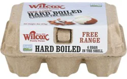 Wilcox Cage Free Hard Cooked Peeled Eggs 6 Count - 9 Oz