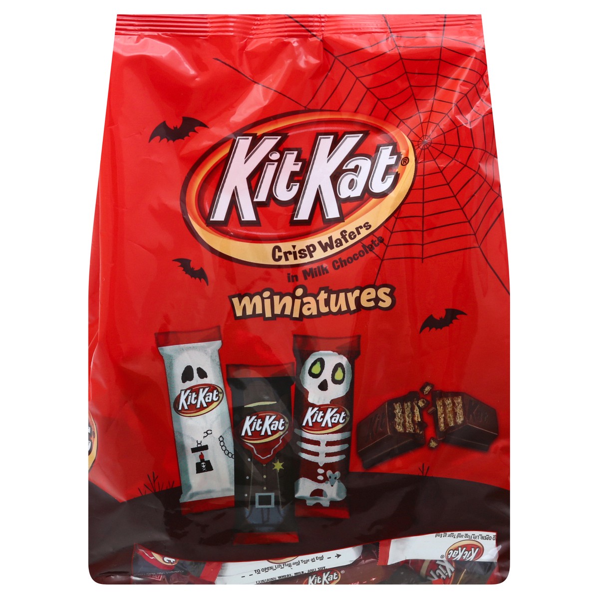 slide 1 of 9, Kit Kat Halloween Mini Chocolate, 36 oz
