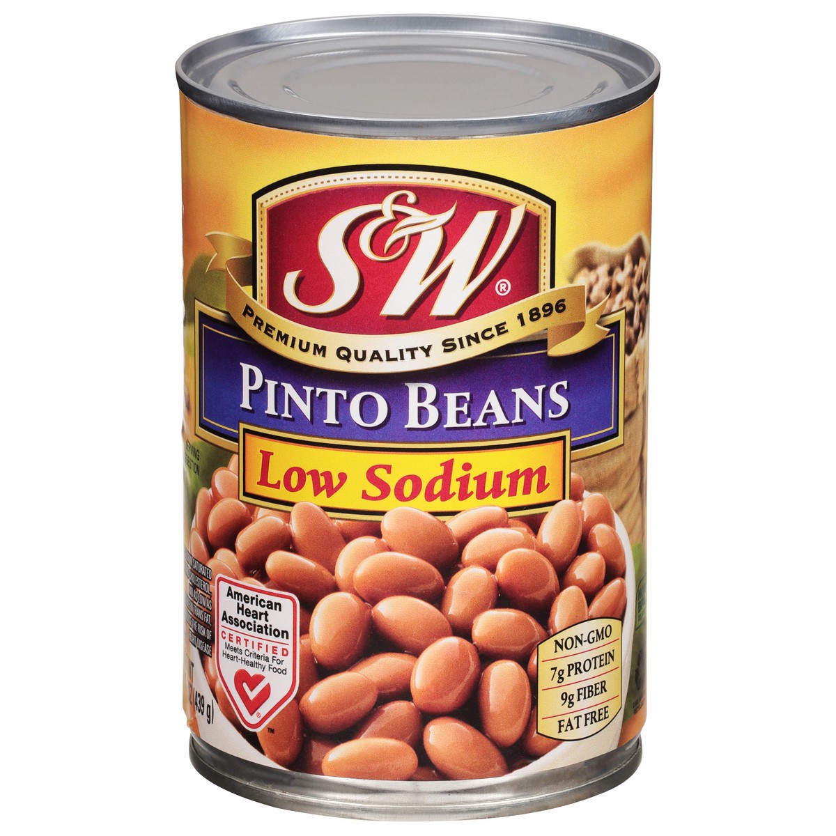 slide 1 of 11, S&W Low Sodium Pinto Beans 15.5 oz, 15.5 oz
