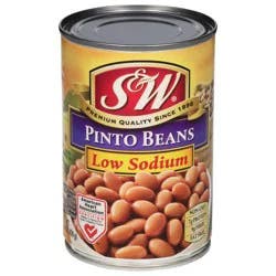S&W Low Sodium Pinto Beans 15.5 oz
