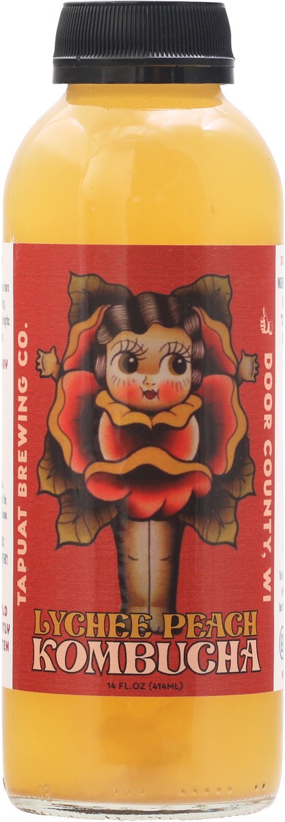 slide 2 of 9, Island City Kombucha Sweet Peach Kombucha 16 fl oz, 16 fl oz