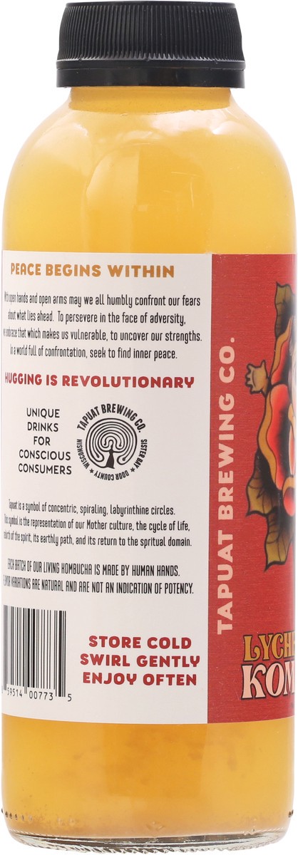 slide 8 of 9, Island City Kombucha Sweet Peach Kombucha 16 fl oz, 16 fl oz