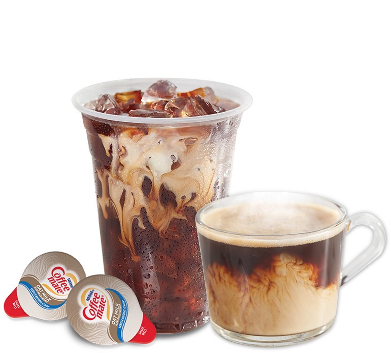 slide 2 of 5, Coffee mate Oat Milk Vanilla Natural Flavor, Plant Based Liquid Creamer Singles - 0.375 fl oz, 4 boxes of 50 Single Creamers, 18.70 fl oz