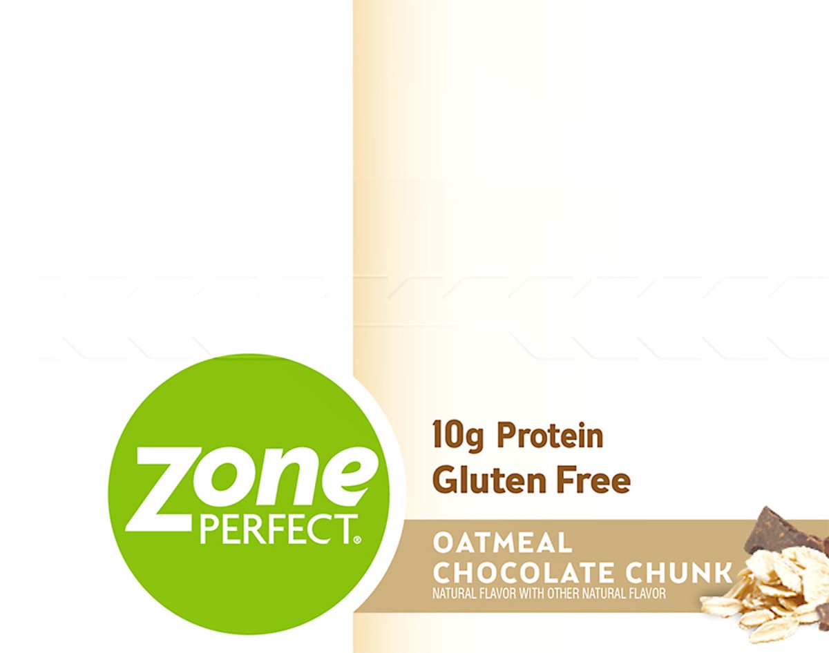 slide 5 of 8, Zone Perfect ZonePerfect Protein Bar Oatmeal Chocolate Chunk Bars 1.41 oz Bars, 14.1 oz