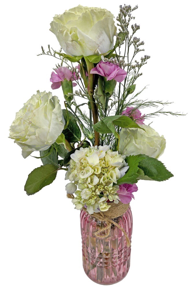 slide 3 of 3, BLOOM HAUS High Vase Trinity Floral Arrangement, 9 ct