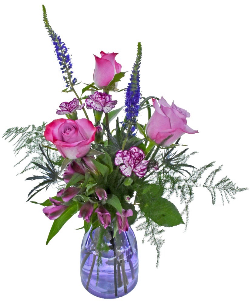 slide 2 of 3, BLOOM HAUS High Vase Trinity Floral Arrangement, 9 ct