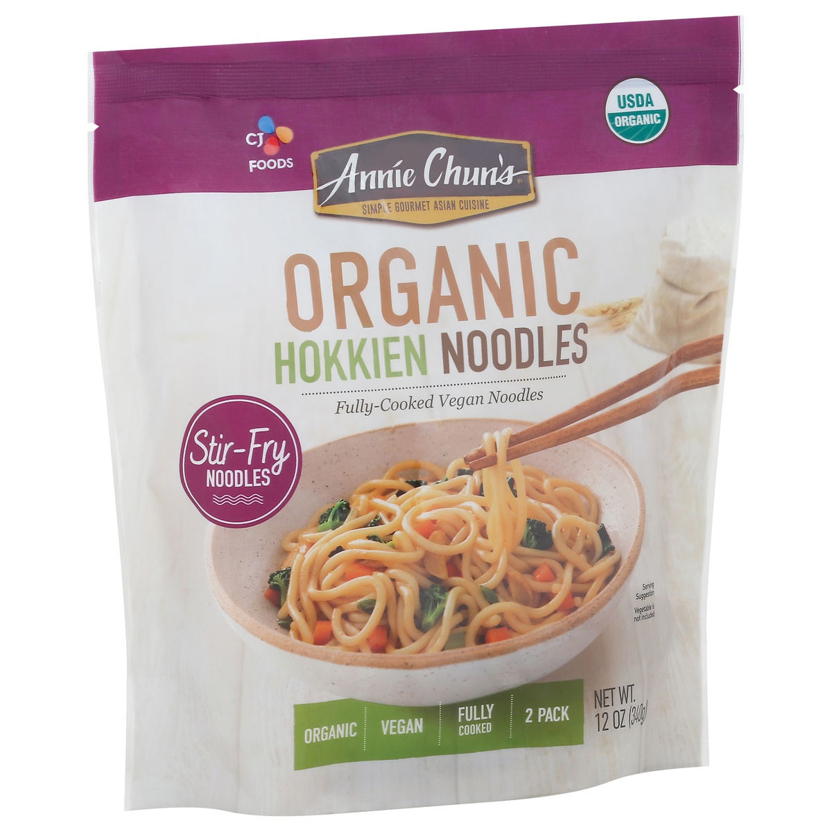 slide 2 of 11, Annie Chun's Organic Hokkien Noodles, 12 oz