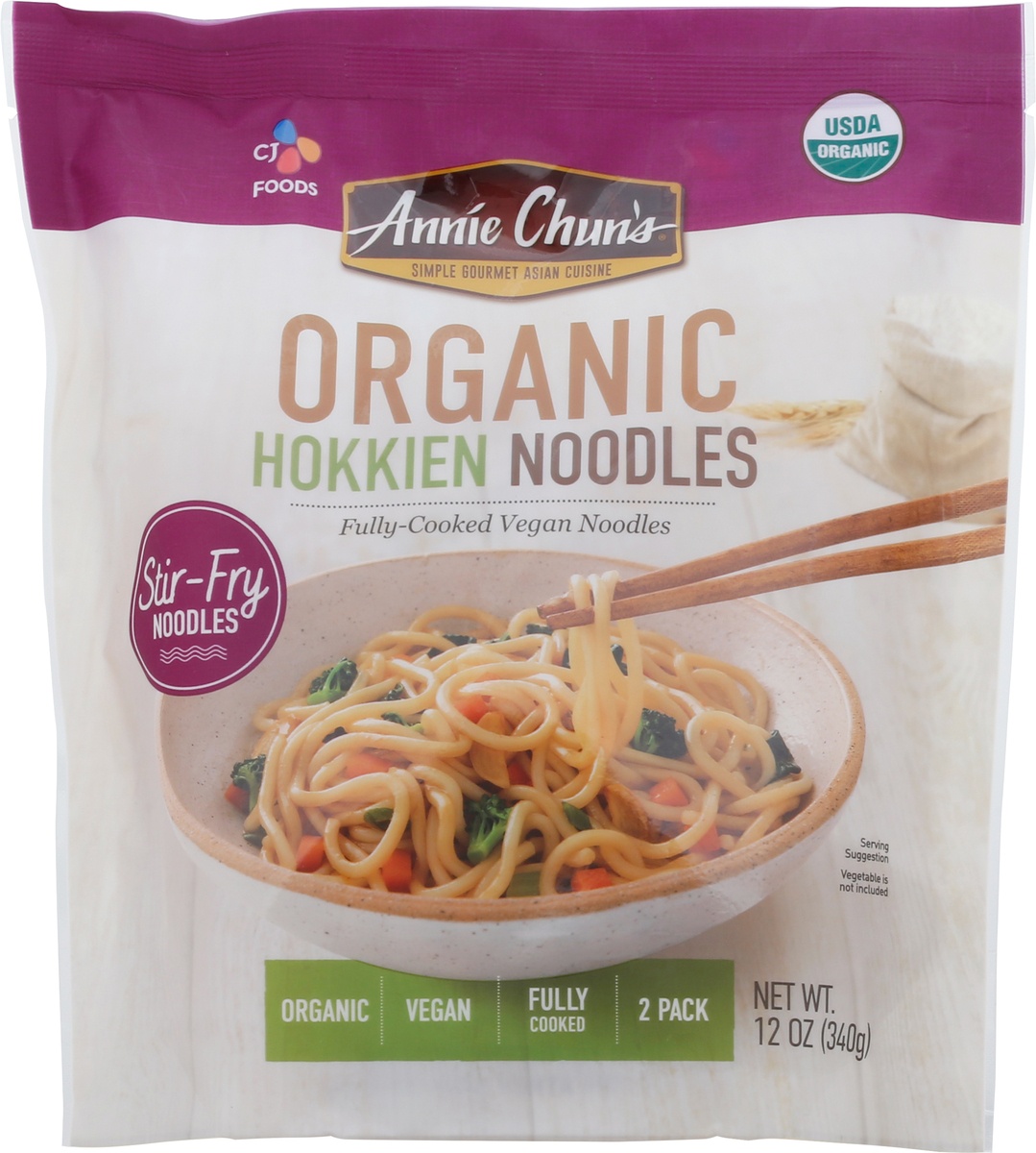 slide 9 of 11, Annie Chun's Organic Hokkien Noodles, 12 oz