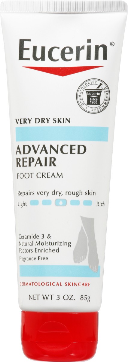 slide 5 of 12, Eucerin Advanced Repair Foot Cream 3 oz, 3 oz