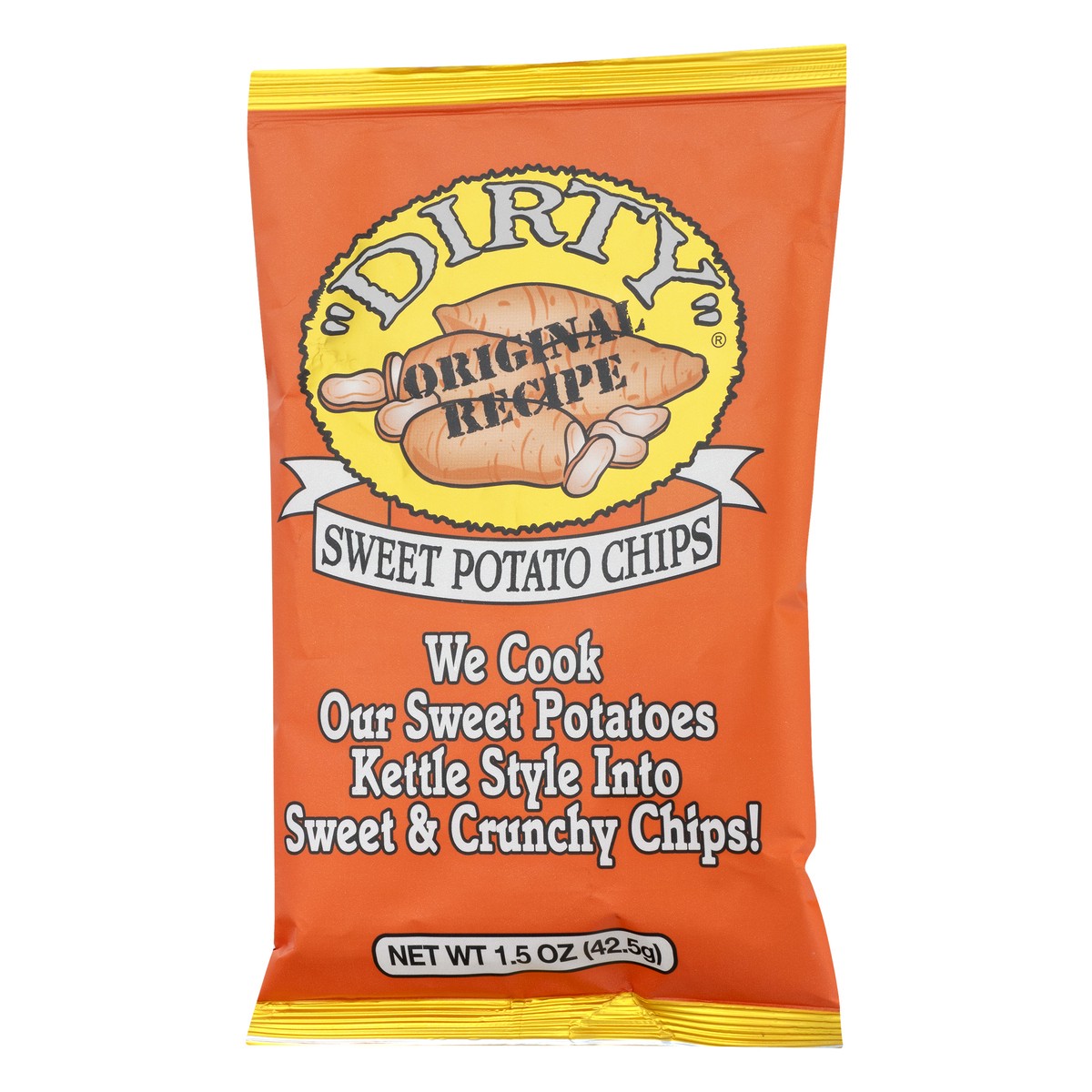 slide 3 of 9, Dirty Original Recipe Sweet Potato Chips 1.5 oz, 1.5 oz