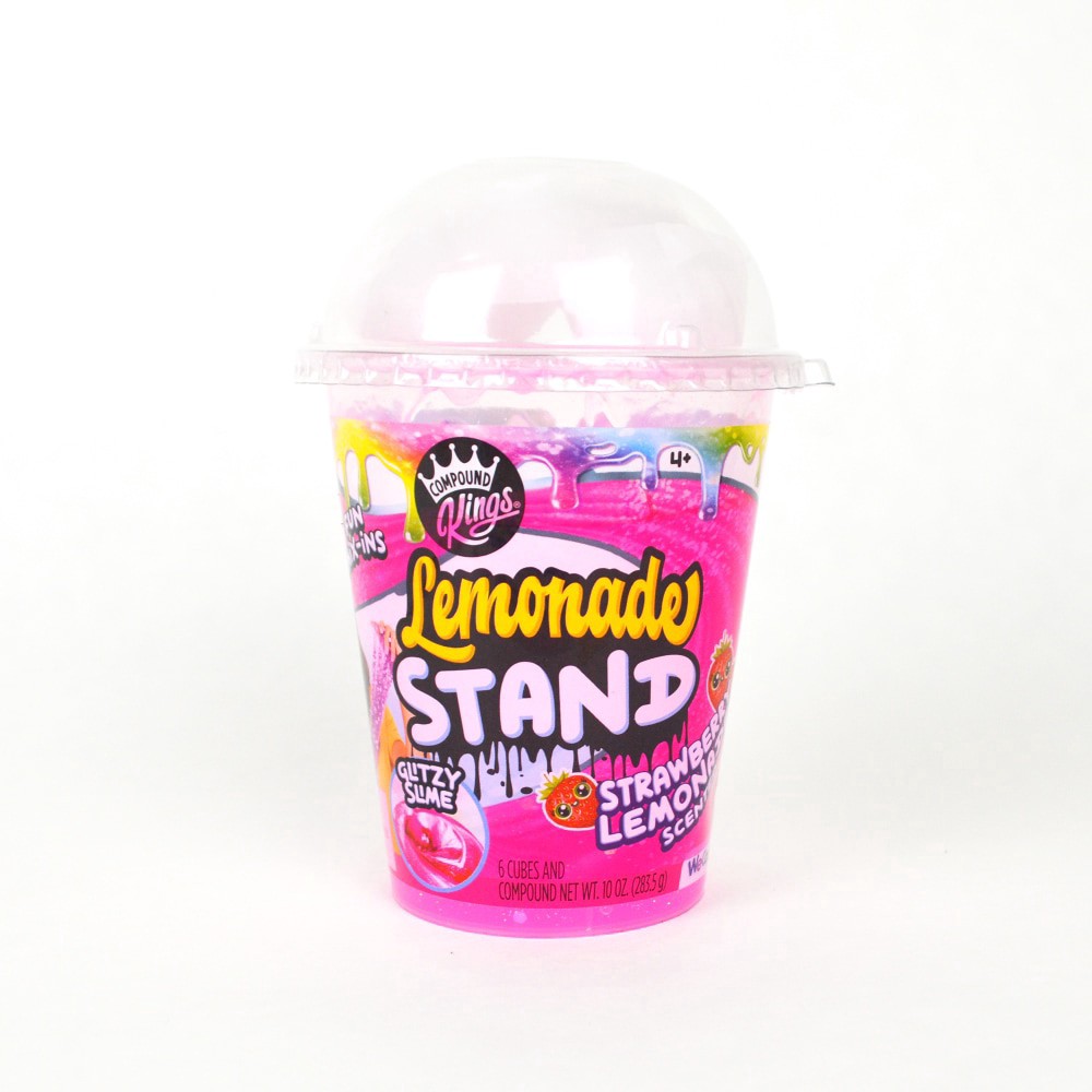 slide 2 of 3, Compound Kings Pink Lemonade Stand Slime, 10 oz