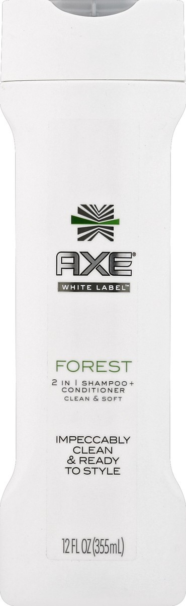 slide 5 of 6, AXE White Label Forest 2 in 1 Shampoo & Conditioner, 12 oz
