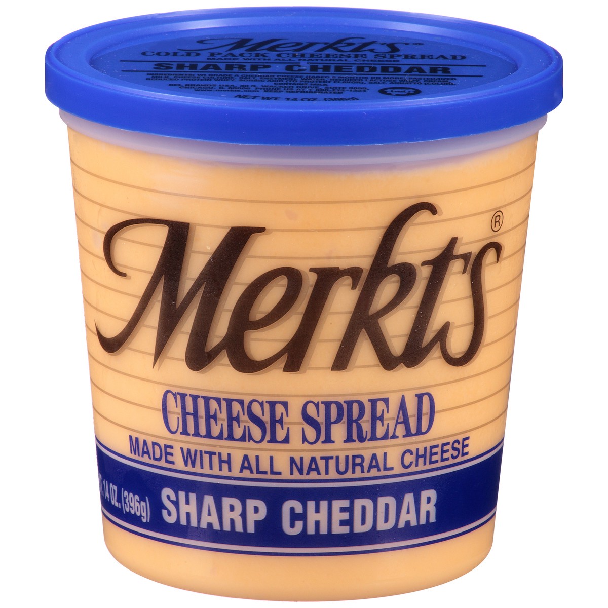 slide 1 of 8, Merkt's Sharp Cheddar Cheese Spread, 14 oz