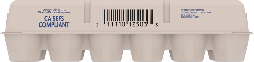 slide 3 of 3, Qfc Cage Free Large White Grade Aa Eggs, 18 ct