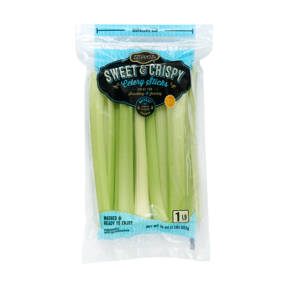 slide 2 of 2, Private Selection Long Celery Sticks, 16 oz