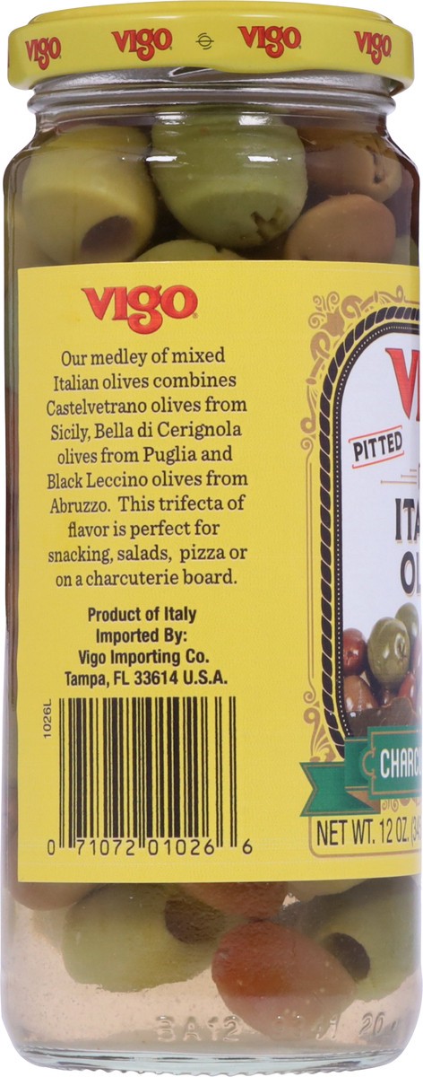 slide 8 of 13, Vigo Pitted Mixed Italian Olives 12 oz, 12 oz
